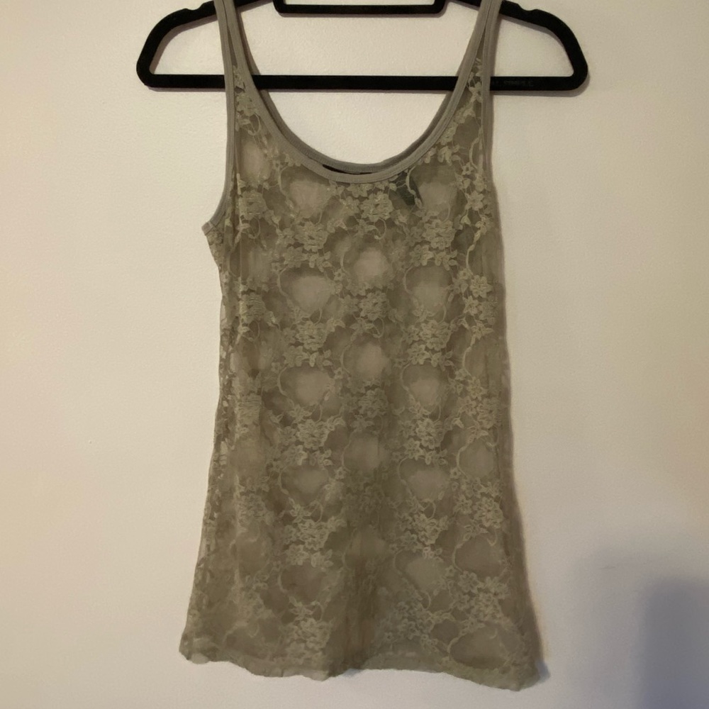 New York & Co Small Lace Tank